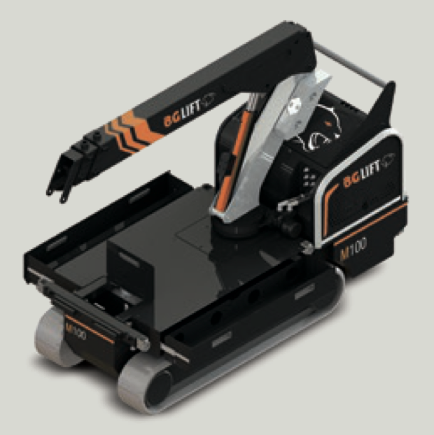 M100 Minikran Stauraum